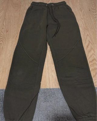 Pantalón de chándal verde militar