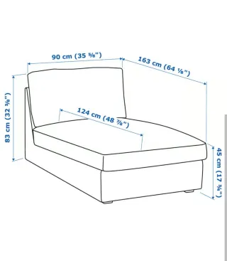 Sofá 3 plazas + sofá Chaise Longue