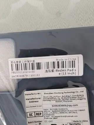 Funda Xiaomi Redmi Pad SE 11 sin estrenar