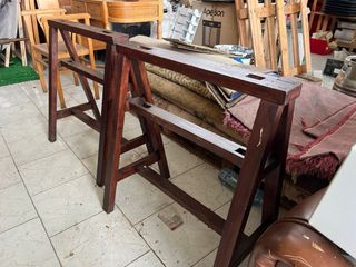 Caballetes antiguos de madera