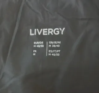 Chaqueta Livergy gris talla M