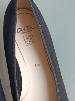 ARA ballerine in camoscio nero Tg 38.5