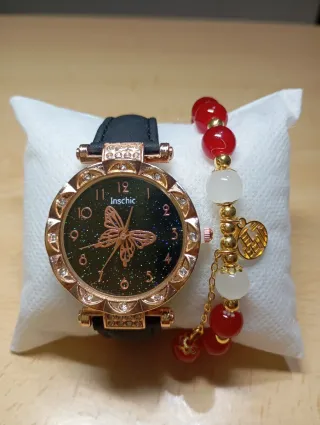 Conjunto Inschic: Reloj y Pulsera