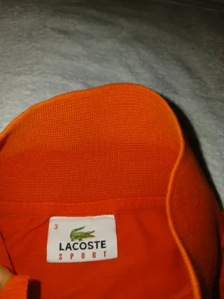 Polo Lacoste sport Arancione Taglia 3 (S)