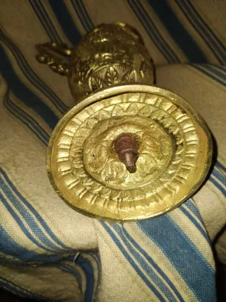 Antigua maziza jarra mitológica años 40 gran pieza