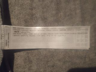 Cardigan Lana Gris Talla Única Nuevo