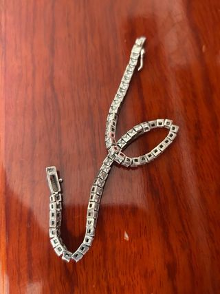 Pulsera de plata con cierre