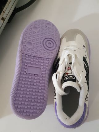 Zapatillas Adidas Hello Kitty Morado talla 28