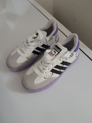 Zapatillas Adidas Hello Kitty Morado talla 28