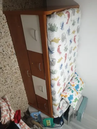 Cama nido infantil dinosaurios