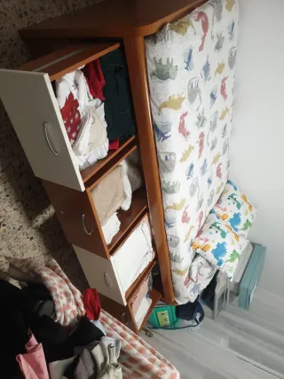 Cama nido infantil dinosaurios