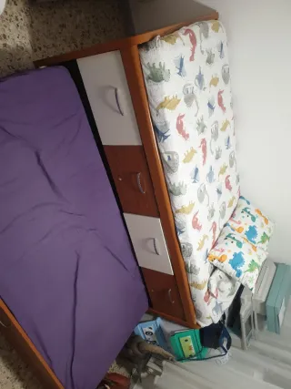 Cama nido infantil dinosaurios