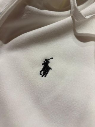 Felpa con cappuccio Ralph Lauren bianca