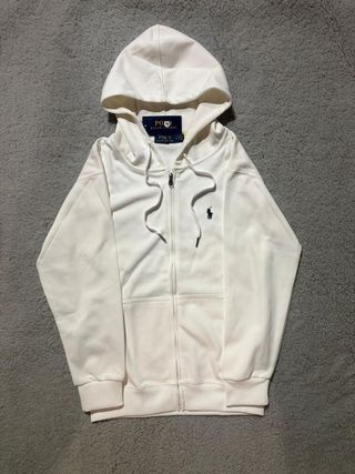 Felpa con cappuccio Ralph Lauren bianca