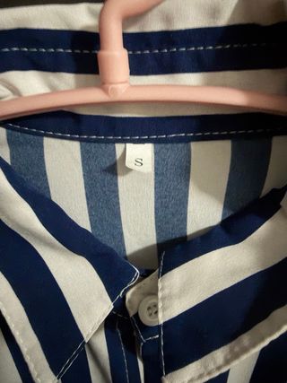 Vestido rayas azul y blanco talla S