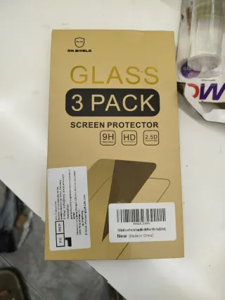 MR.SHIELD Protector Pantalla Cristal 3 Pack