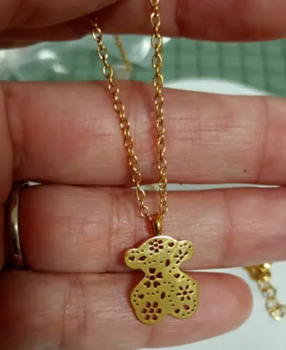Colgante Tous Oso Dorado