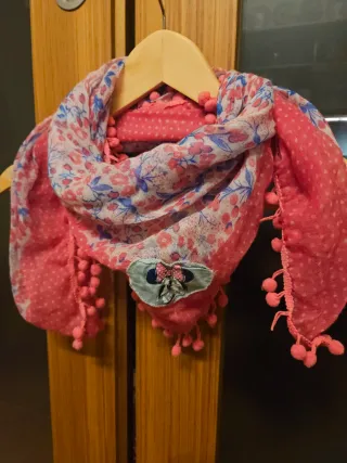 Set 2 bufandas niña estampadas