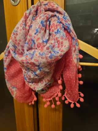 Set 2 bufandas niña estampadas