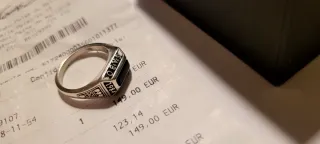 Anillo Thomas Sabo Plata 925 con piedra onix