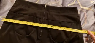 Gonna nera elegante taglia 46