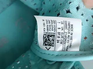 Converse All Star pelle traforata Tiffany