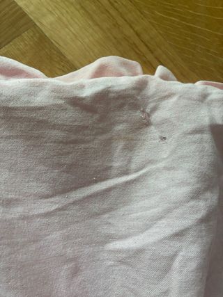 Funda carrito bebé de cuadritos en vichy rosa