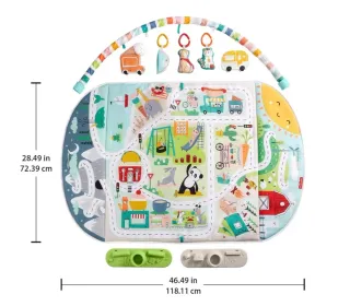 Manta Actividades Fisher-Price Ciudad Jumbo nueva