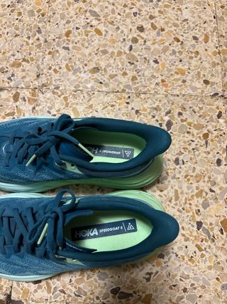Zapatillas Hoka Azul y Verde
