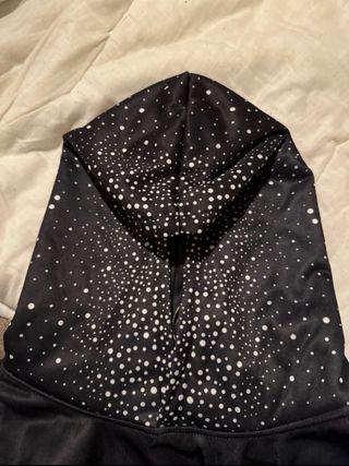 Felpa nera con stelle