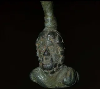 Accesorio de vaso de Bronce Romano - 6,03cm