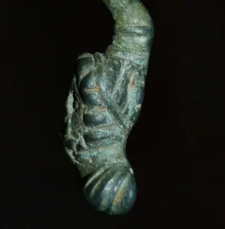 Accesorio de vaso de Bronce Romano - 6,03cm