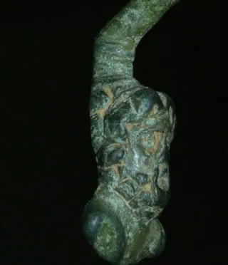 Accesorio de vaso de Bronce Romano - 6,03cm
