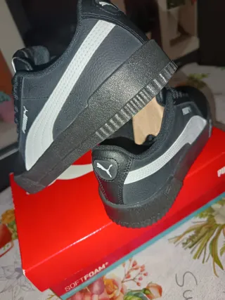 Zapatillas Puma Carina Negras Talla 37.5