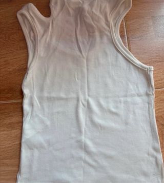 Camiseta Asimétrica Blanca