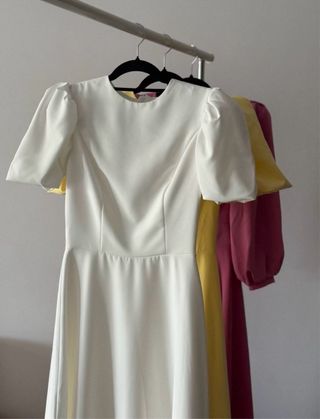 Vestido beige talla única sin etiquetas