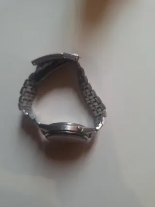 Reloj Seiko Automático Plata y Blanco