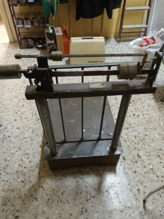 Báscula romana antigua