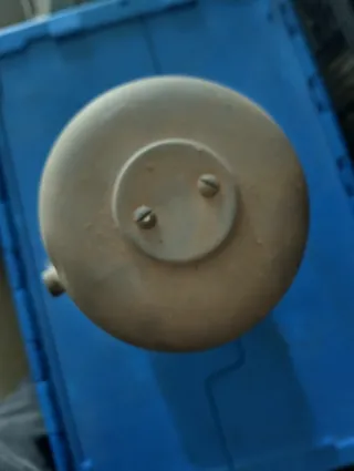 Lámpara de aceite antigua.