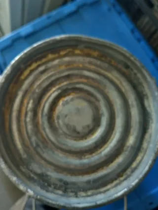 Lámpara de aceite antigua.