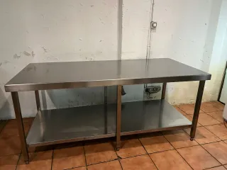 Mesa de trabajo acero inoxidable