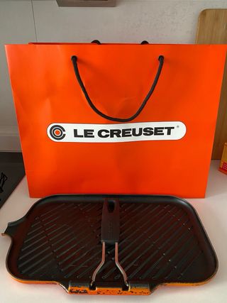 Parrilla Le Creuset Rectangular Negra
