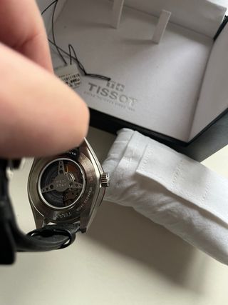 Tissot PRS 516 Reloj Negro y Plateado