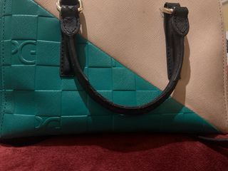 Bolso Beige y Verde