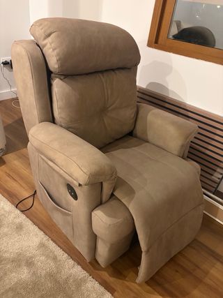 Sillón Relax Eléctrico Beige