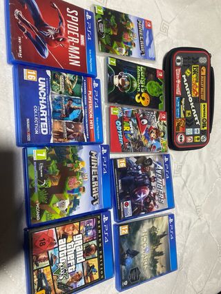 Nintendo Switch Juegos: Mario, Minecraft, Luigi