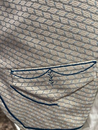 Traje Fallero Hombre Beige y Azul