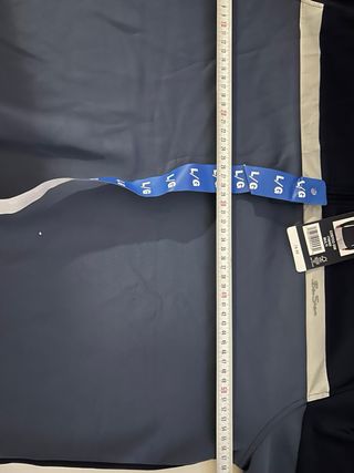 Sudadera Ben Sherman Azul y Beige Media Cremallera