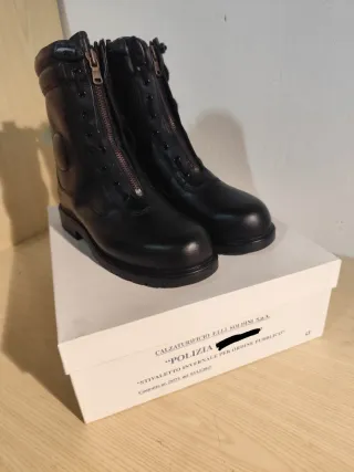 Anfibi Stivali Militari Polizia Italiana Nuovi 43