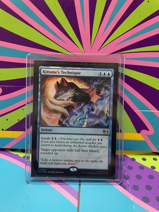 Magic The Gathering Kitsune's Technique FOIL R 004